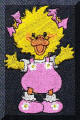 Cool Creations Embroidery Designs - Duckling with pink ribbons