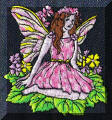 Exquisite embroidery designs by Cool Creations - Fairy on leaf Exquisite embroidery designs by Cool Creations - Fairy on leaf