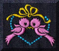 Exquisite embroidery designs by Cool Creations - Yellow bow and little birds Exquisite embroidery designs by Cool Creations - Yellow bow and little birds