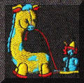 Exquisite embroidery designs by Cool Creations - Giraffe pulling toy Exquisite embroidery designs by Cool Creations - Giraffe pulling toy