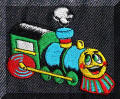 Exquisite embroidery designs by Cool Creations - Toy train smiling Exquisite embroidery designs by Cool Creations - Toy train smiling